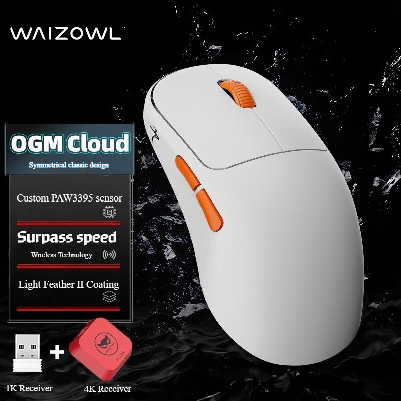 Gaming Console Cloud - Waizowl OGM Cloud Wireless Gaming Mouse