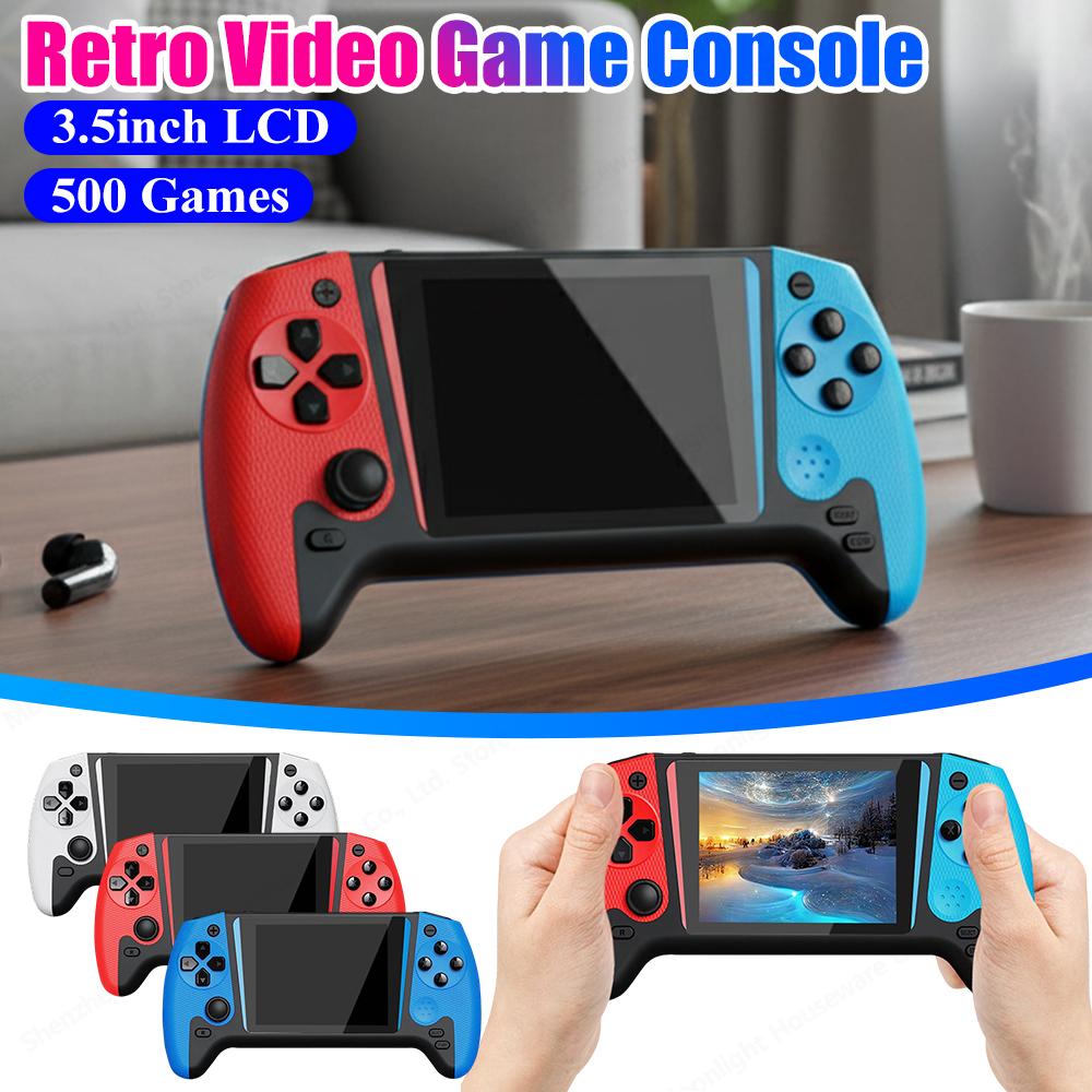 Gaming Console Under 500 - Built-in 500 Games Retro Handheld Game