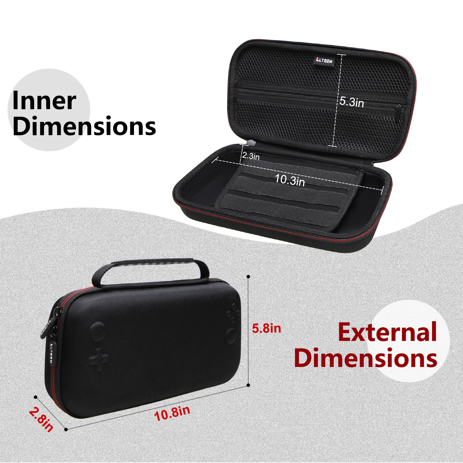 LTGEM Eva Hard Case for Logite - Gaming Console Cloud avaliação e preço