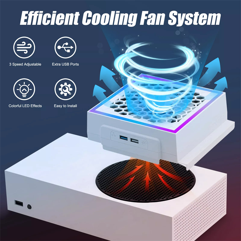 LED Cooling Fan Atmosphere Lig - Gaming Console For Tv Xbox avaliação e preço
