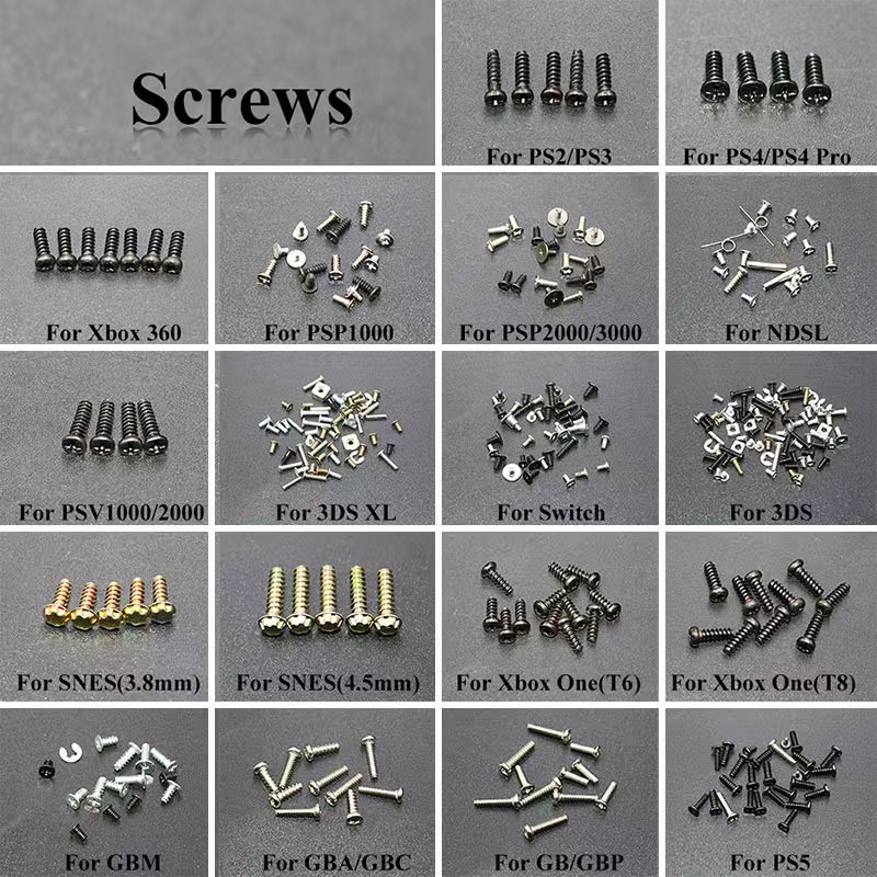 Set Replacement Screws  For Ne - Gaming Console For Tv Xbox avaliação e preço