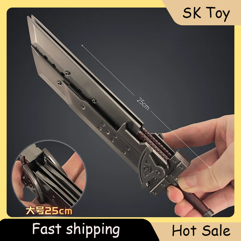 25cm Cloud Buster Sword Fantas - Gaming Console Cloud avaliação e preço