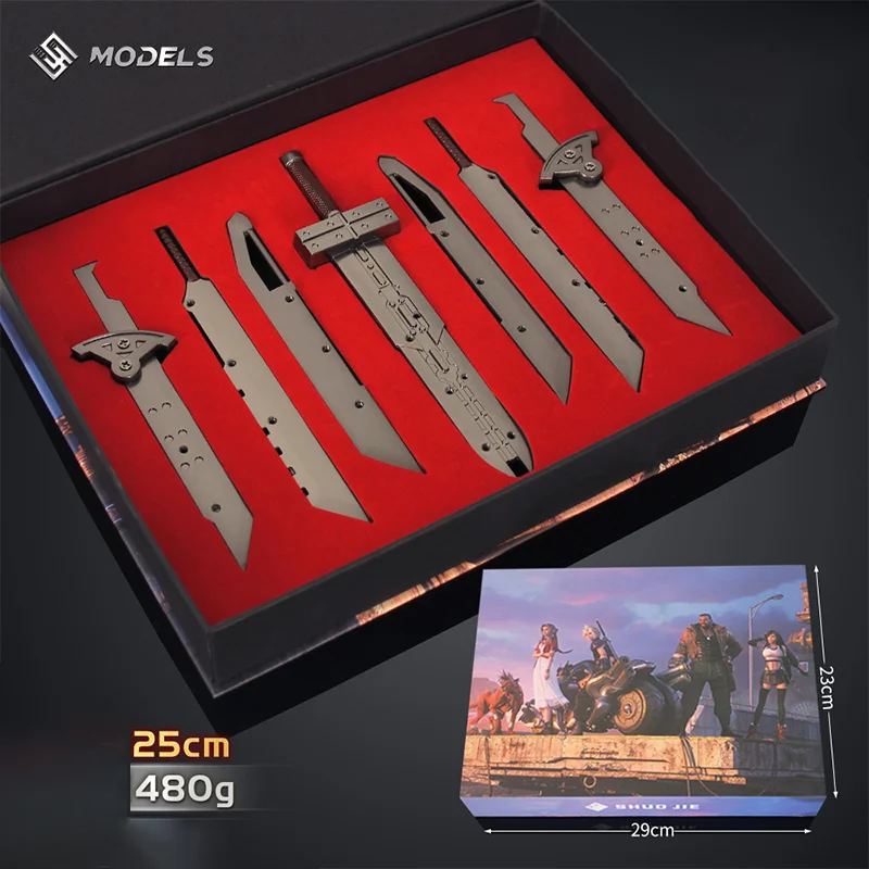 25cm Cloud Buster Sword Fantas - Gaming Console Cloud avaliação e preço