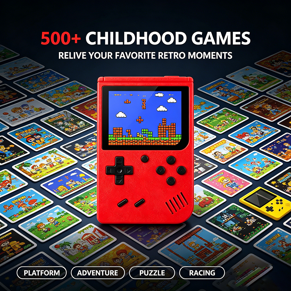 Portable Retro Handheld Game C - Gaming Console Under 500 avaliação e preço