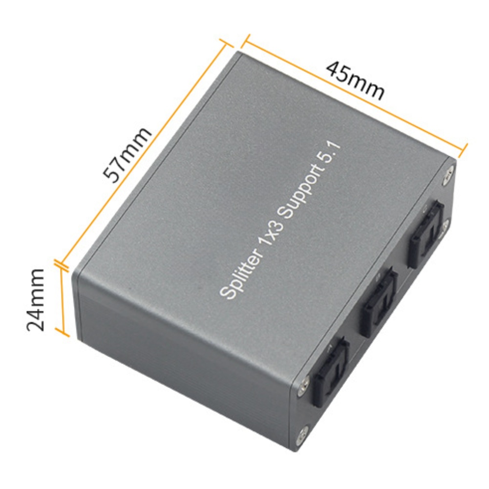 1PCS Digital Audio Splitter 1x - Gaming Console For Tv Xbox avaliação e preço