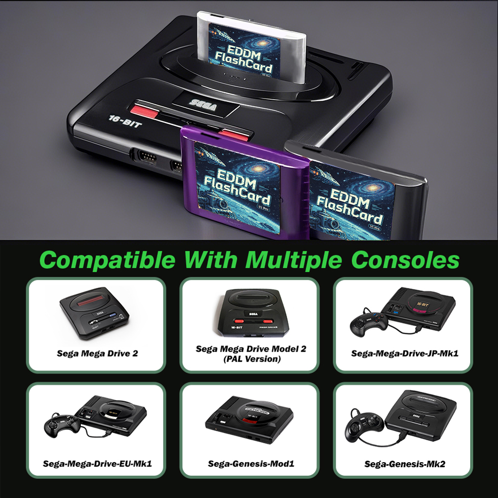 3000 In 1 EDMD Game Cartridge  - Gaming Console Driving avaliação e preço