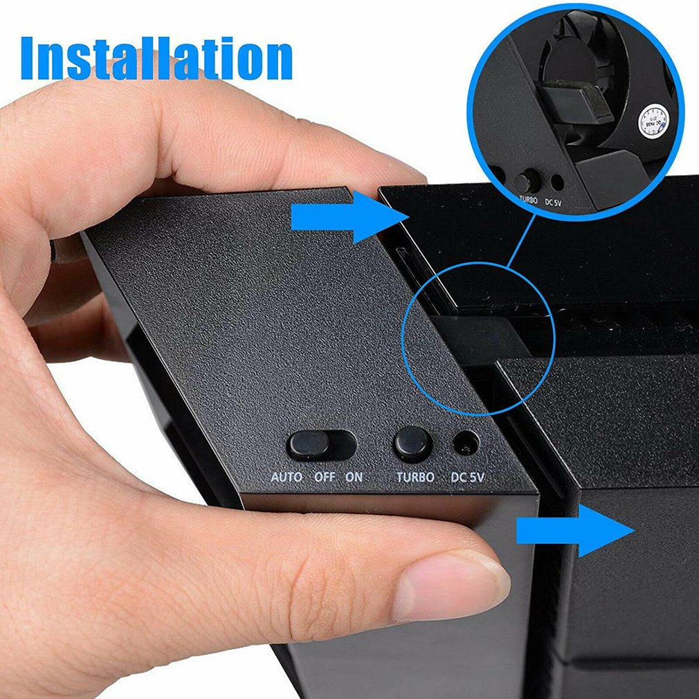 Base Fan Stand For Sony PS4 Pr - Gaming Console Tv Stand avaliação e preço