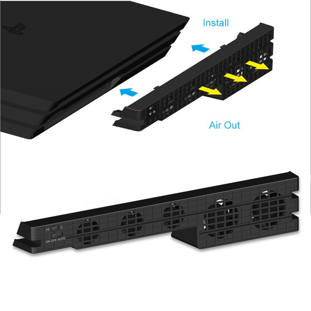 Base Fan Stand For Sony PS4 Pr - Gaming Console Tv Stand avaliação e preço
