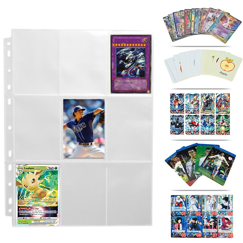 50pcs 9 Pocket Trading Gaming  - Gaming Card Holder avaliação e preço