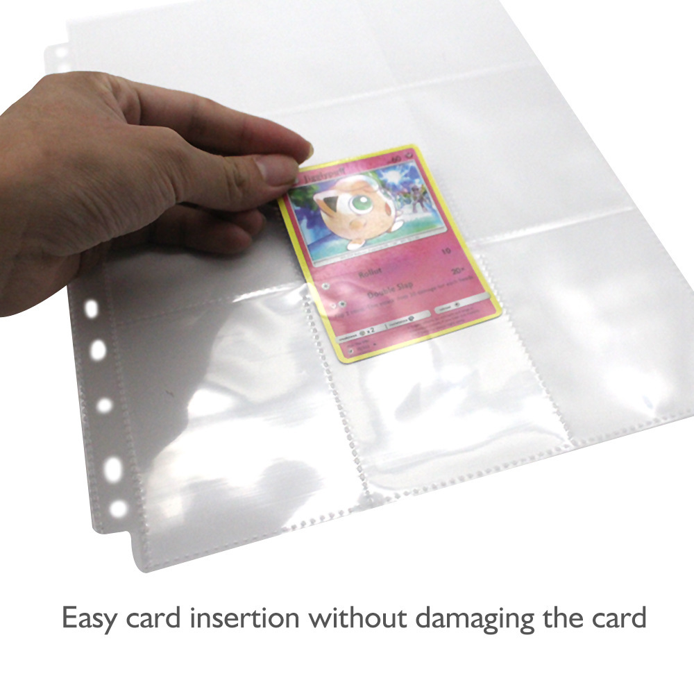50pcs 9 Pocket Trading Gaming  - Gaming Card Holder avaliação e preço