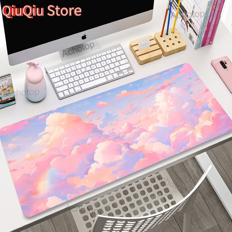 Pink Clouds Mouse Pad Gamer Mo - Gaming Console Cloud avaliação e preço
