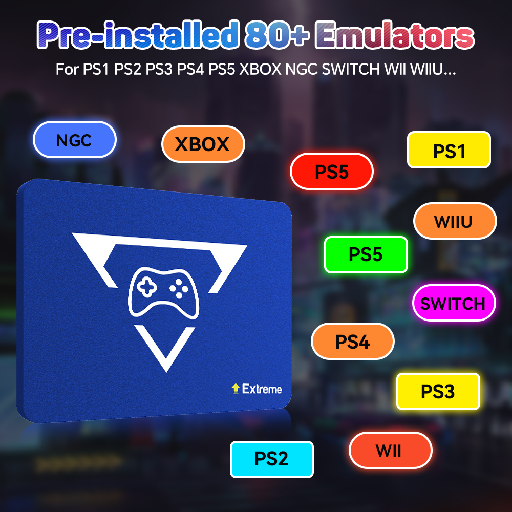2TB Gaming Emulation Hard Driv - Gaming Console Driving avaliação e preço