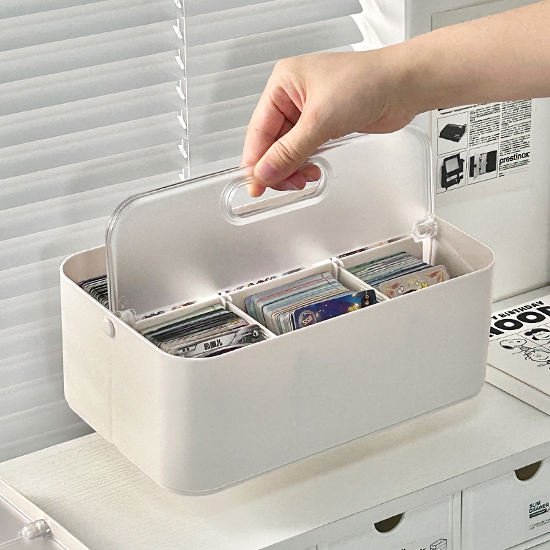 Card Storage Box with Lid, Mul - Gaming Card Holder avaliação e preço