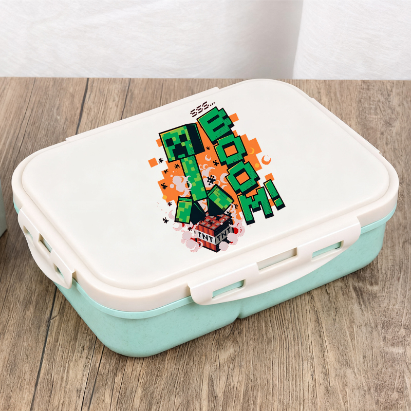 Game Theme Print Bento Lunch B - Gaming Console With Minecraft avaliação e preço
