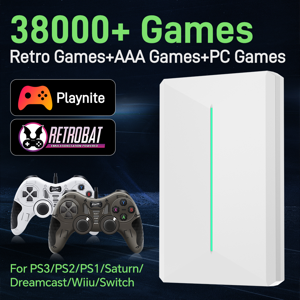 Playnite&Retrobat 500GB Game H - Gaming Console Driving avaliação e preço