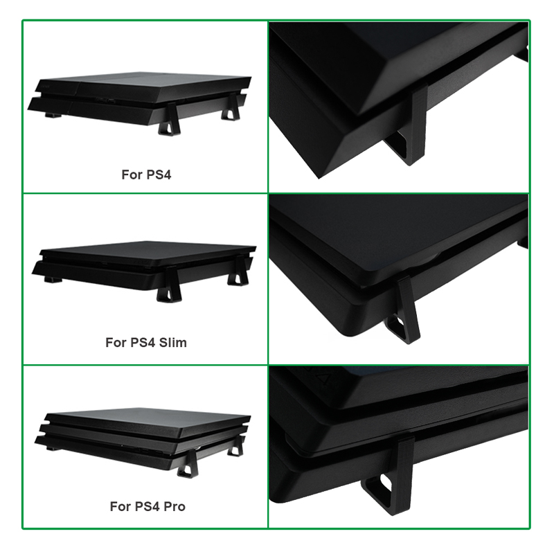 4Pcs Cooling Horizontal Holder - Gaming Console Tv Stand avaliação e preço