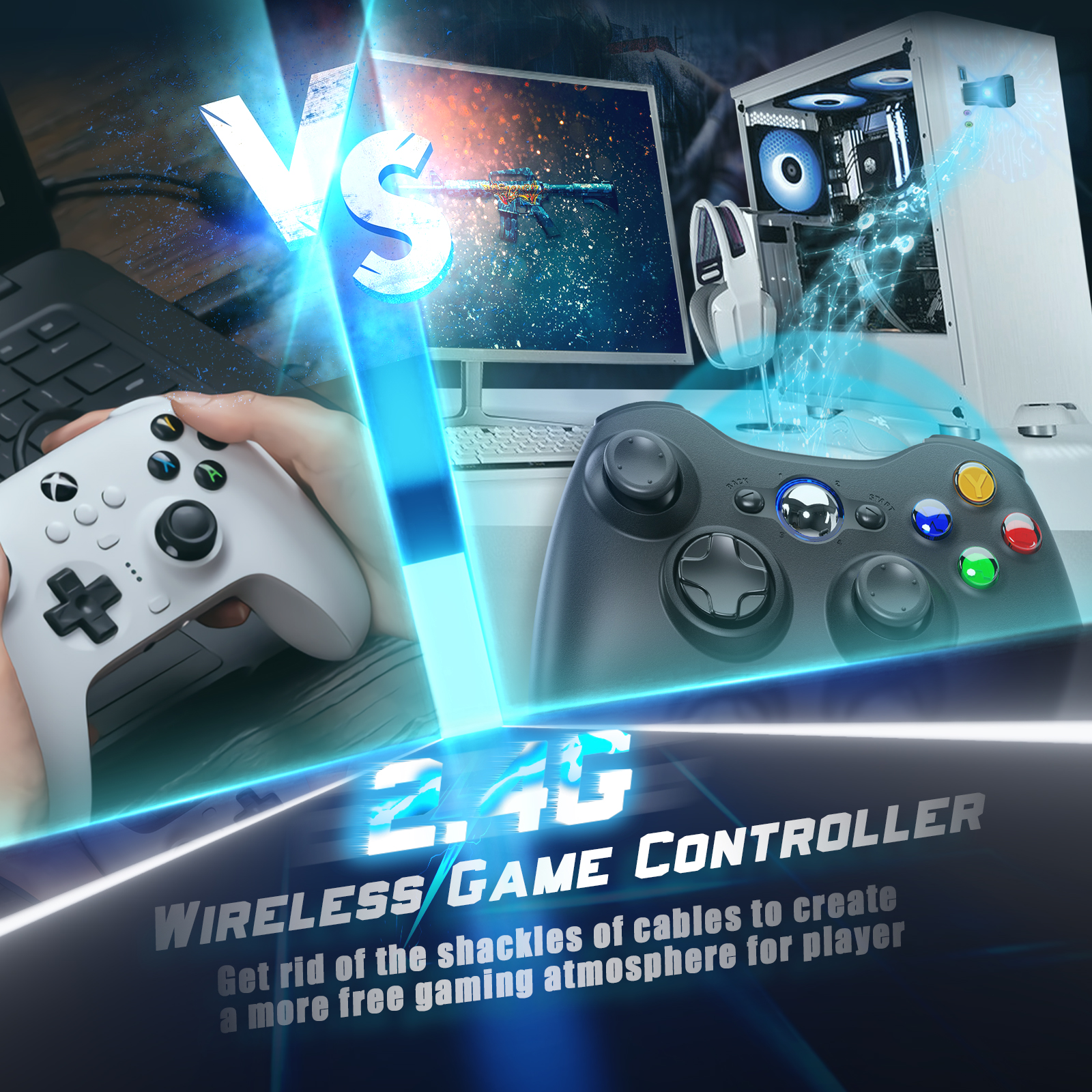 Gaming Controller For Xbox 360 - Gaming Console Xbox 360 avaliação e preço