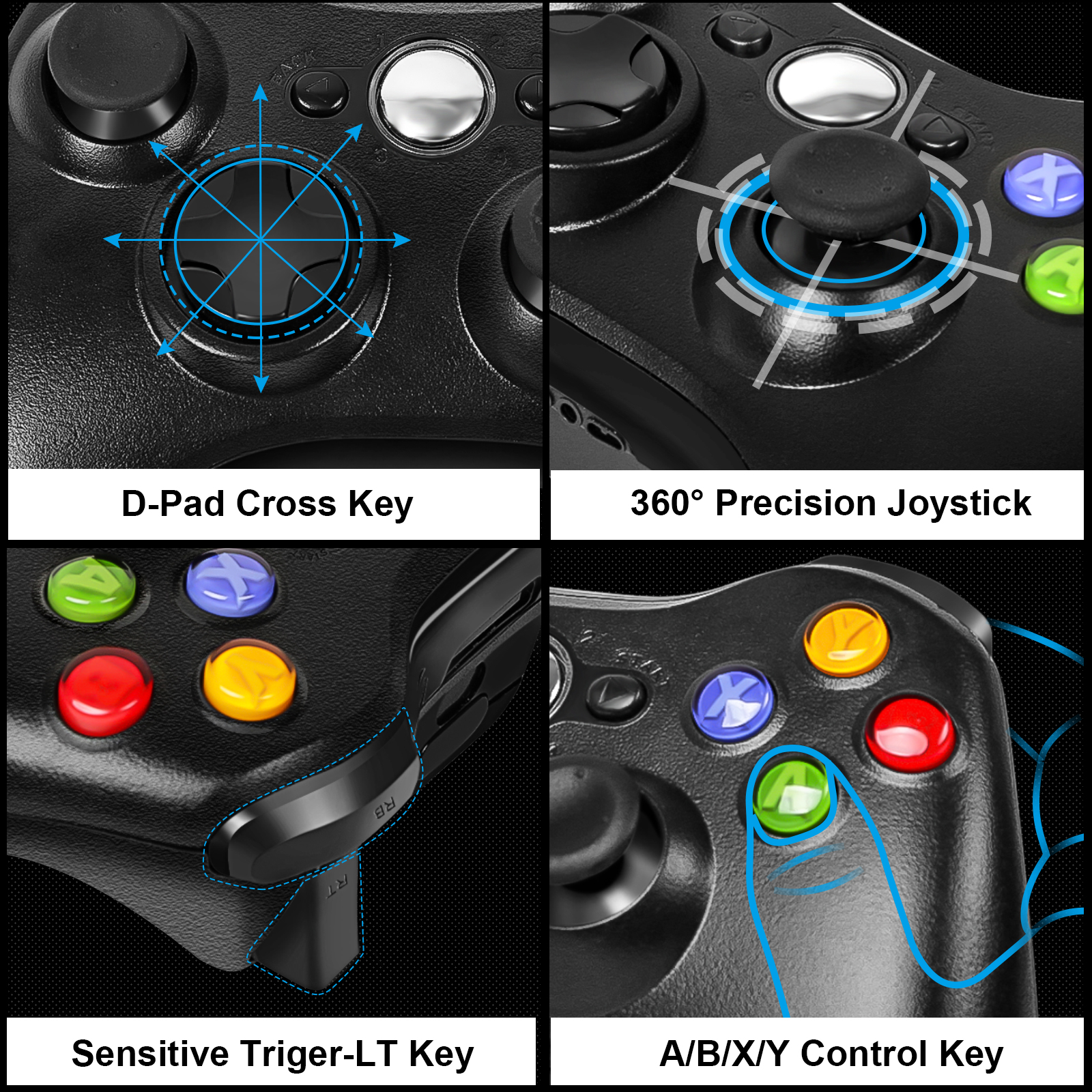 Gaming Controller For Xbox 360 - Gaming Console Xbox 360 avaliação e preço