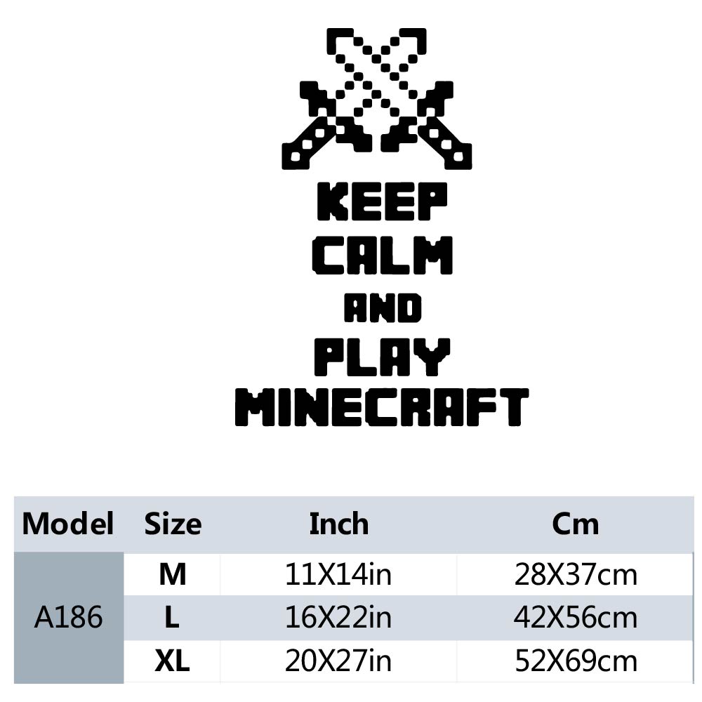 1 pc new Game keep calm and pl - Gaming Console With Minecraft avaliação e preço