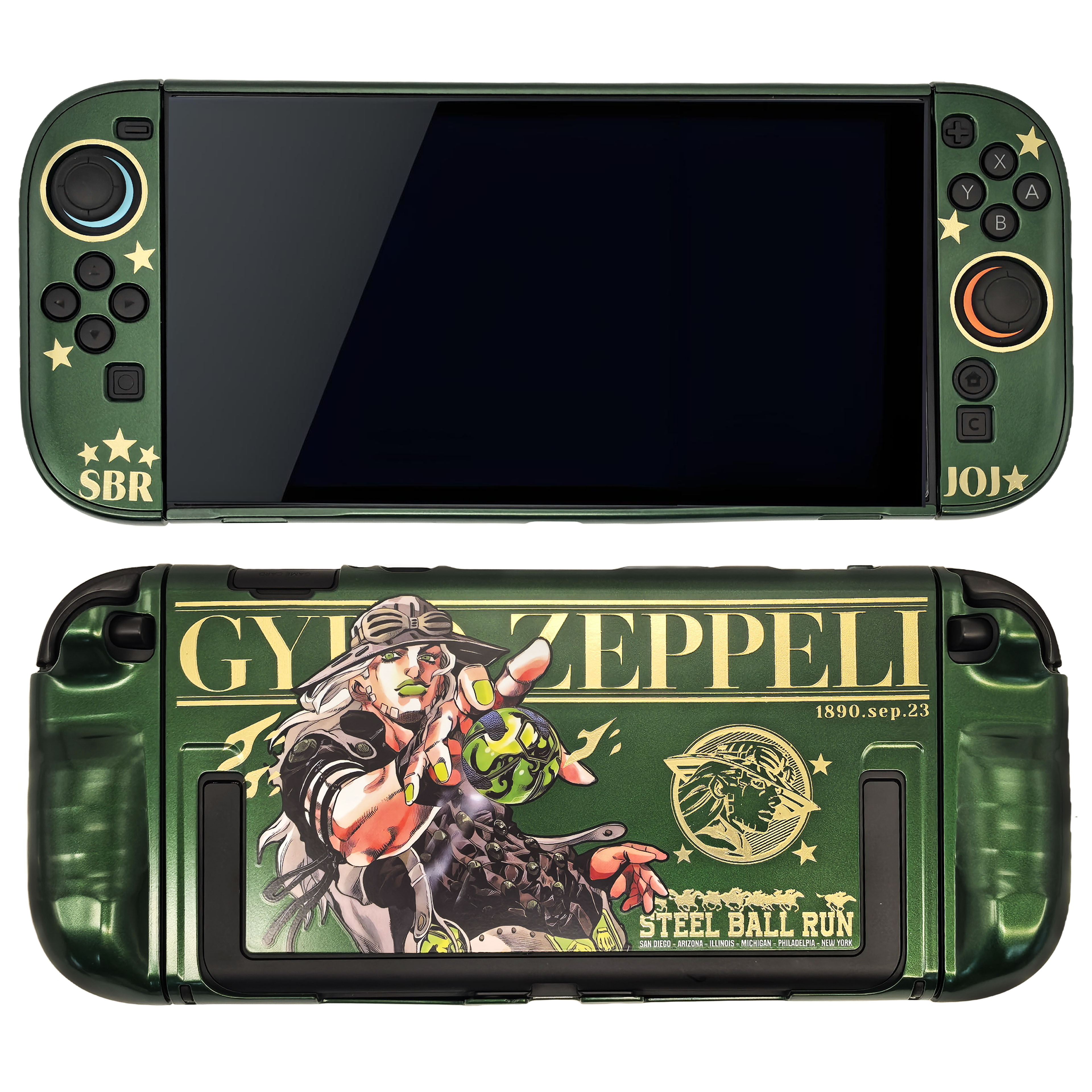 Gold Stamping Gyro Zeppeli Pro - Gaming Console Design avaliação e preço