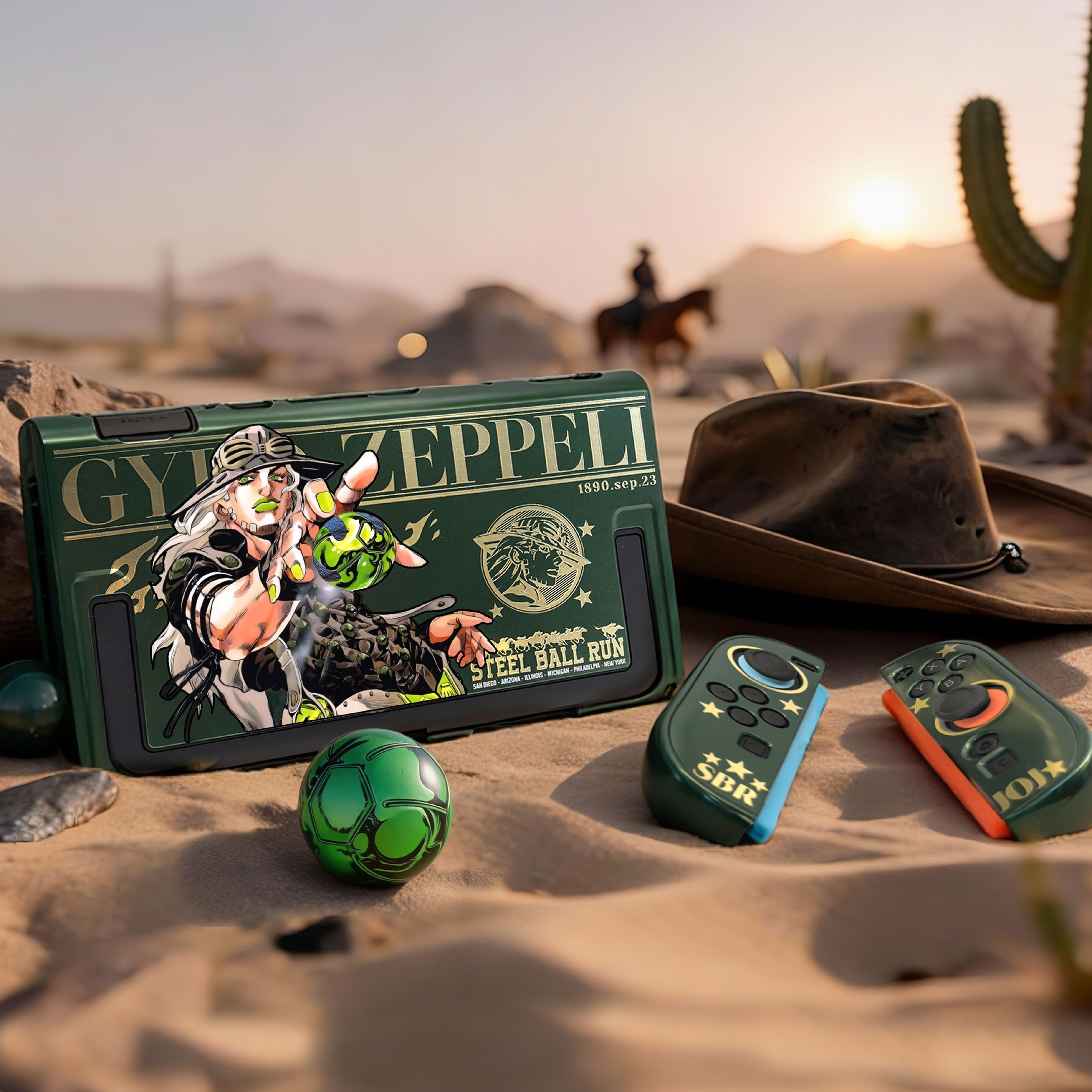 Gold Stamping Gyro Zeppeli Pro - Gaming Console Design avaliação e preço