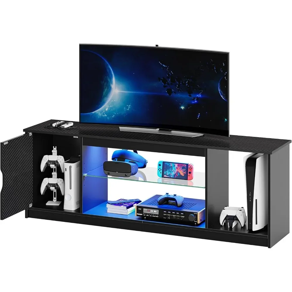 Bestier Led Entertainment Cent - Gaming Console Tv Stand avaliação e preço