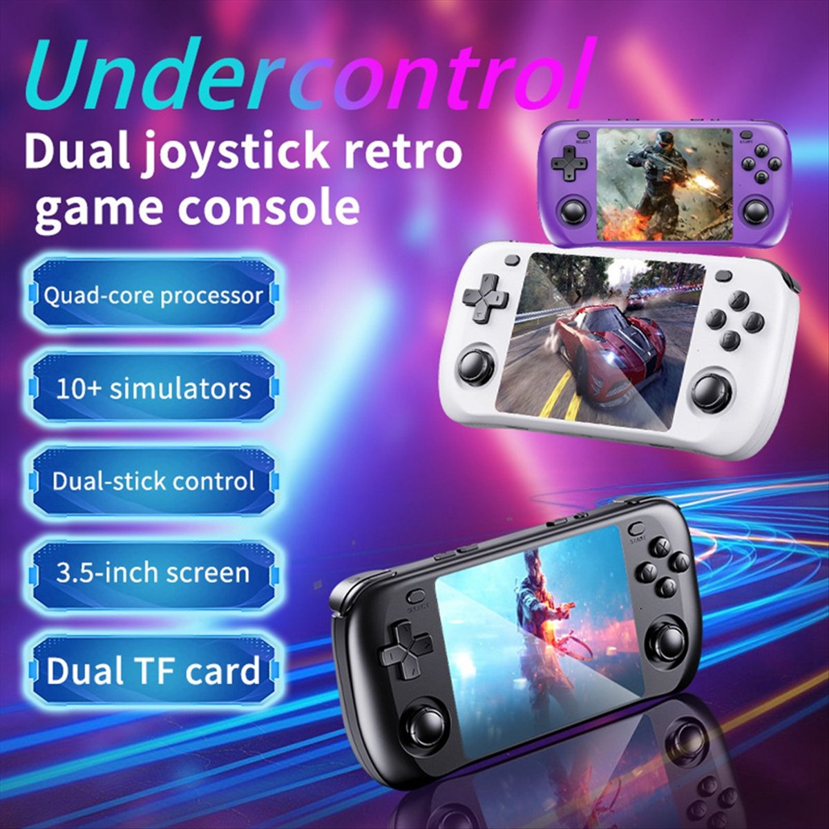 BEST CHOICE）H36S 3.5 Inch Pock - Gaming Console Handheld Best avaliação e preço