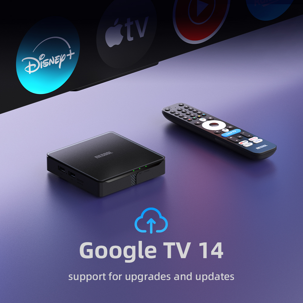 MECOOL New Android TV Box MEon - Gaming Console Youtube avaliação e preço