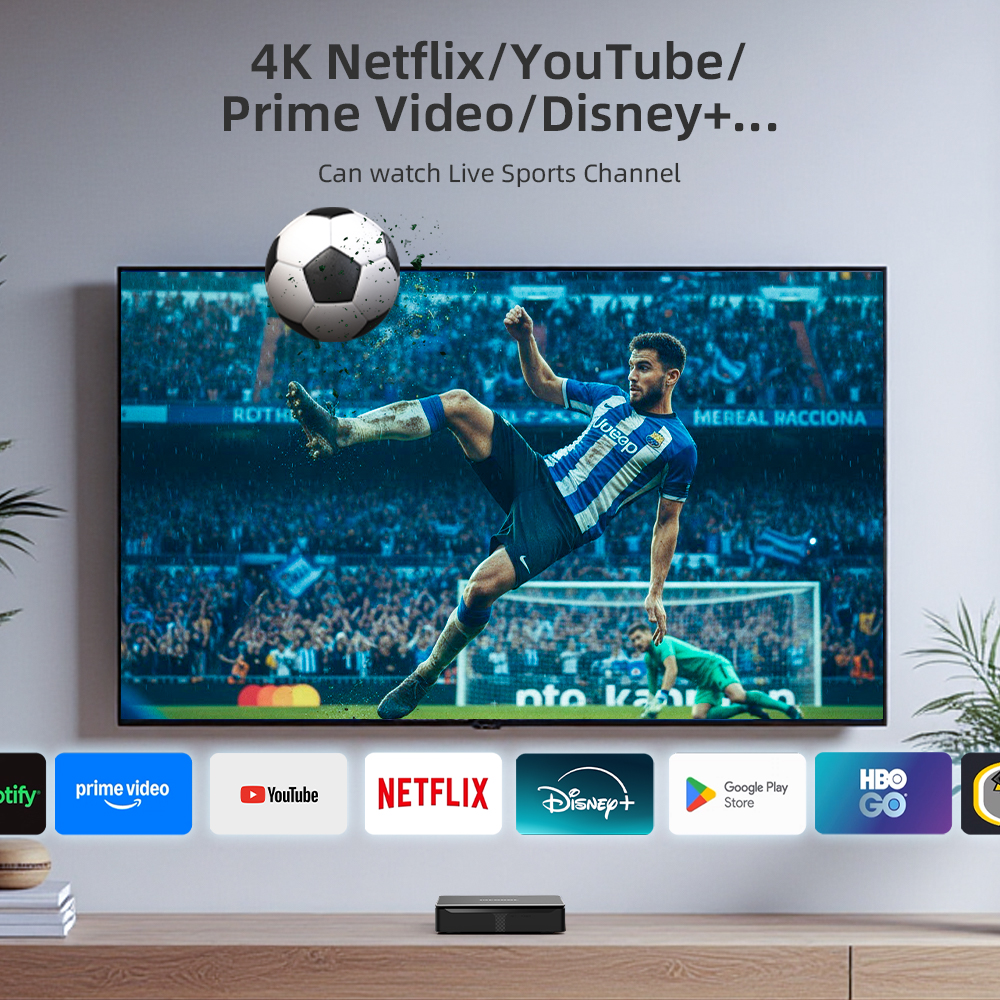 MECOOL New Android TV Box MEon - Gaming Console Youtube avaliação e preço