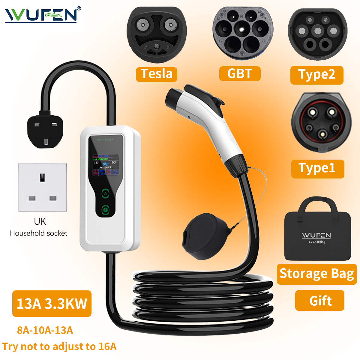 WUFEN Electric Car Portable Ty - Pc Gaming Handheld Console avaliação e preço