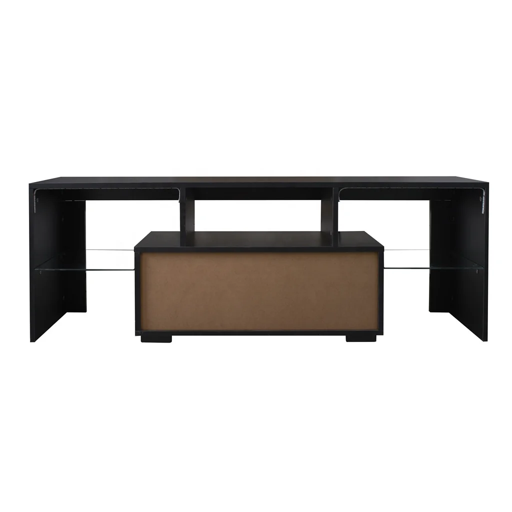 #Black TV Stand with LED RGB L - Gaming Console Tv Stand avaliação e preço