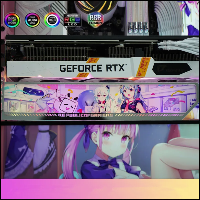 ARGB Graphics Card Bracket,Cus - Gaming Card Holder avaliação e preço