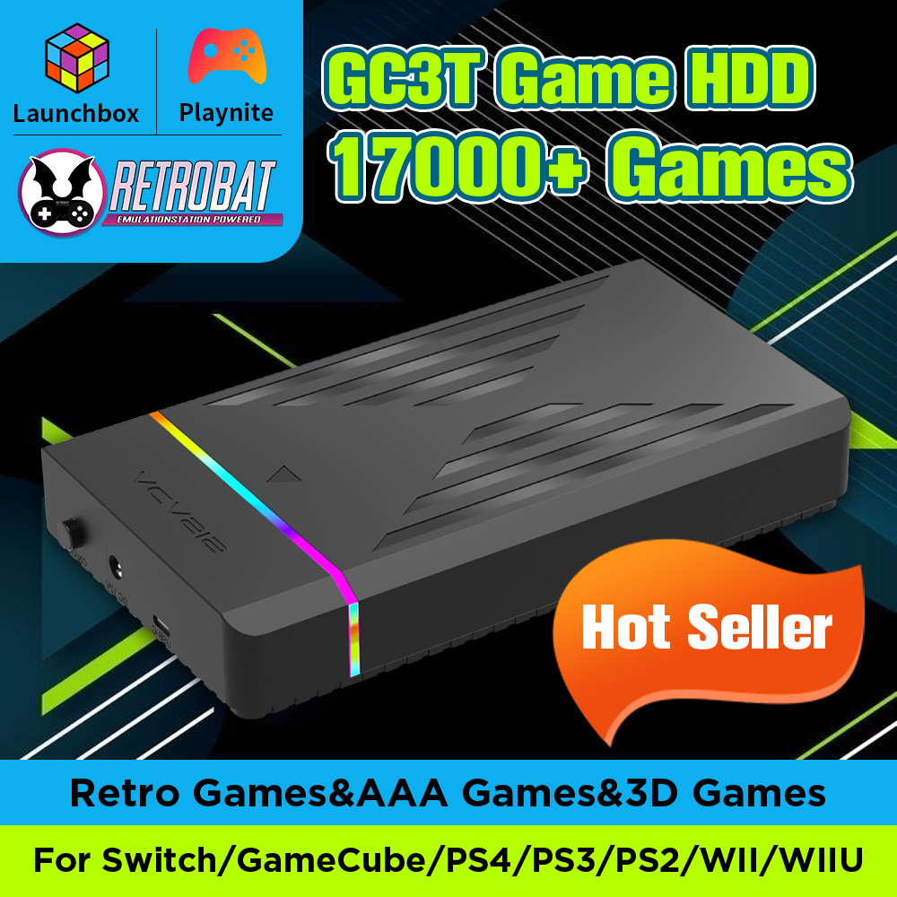 3TB Retro Gaming Hard Drive Wi - Gaming Console Driving avaliação e preço