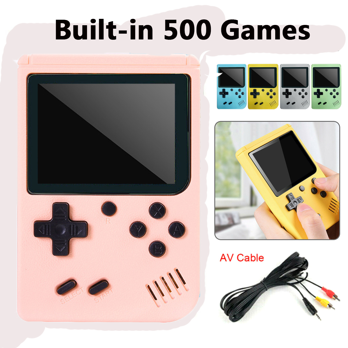 Retro Portable Mini Handheld V - Gaming Console Under 500 avaliação e preço
