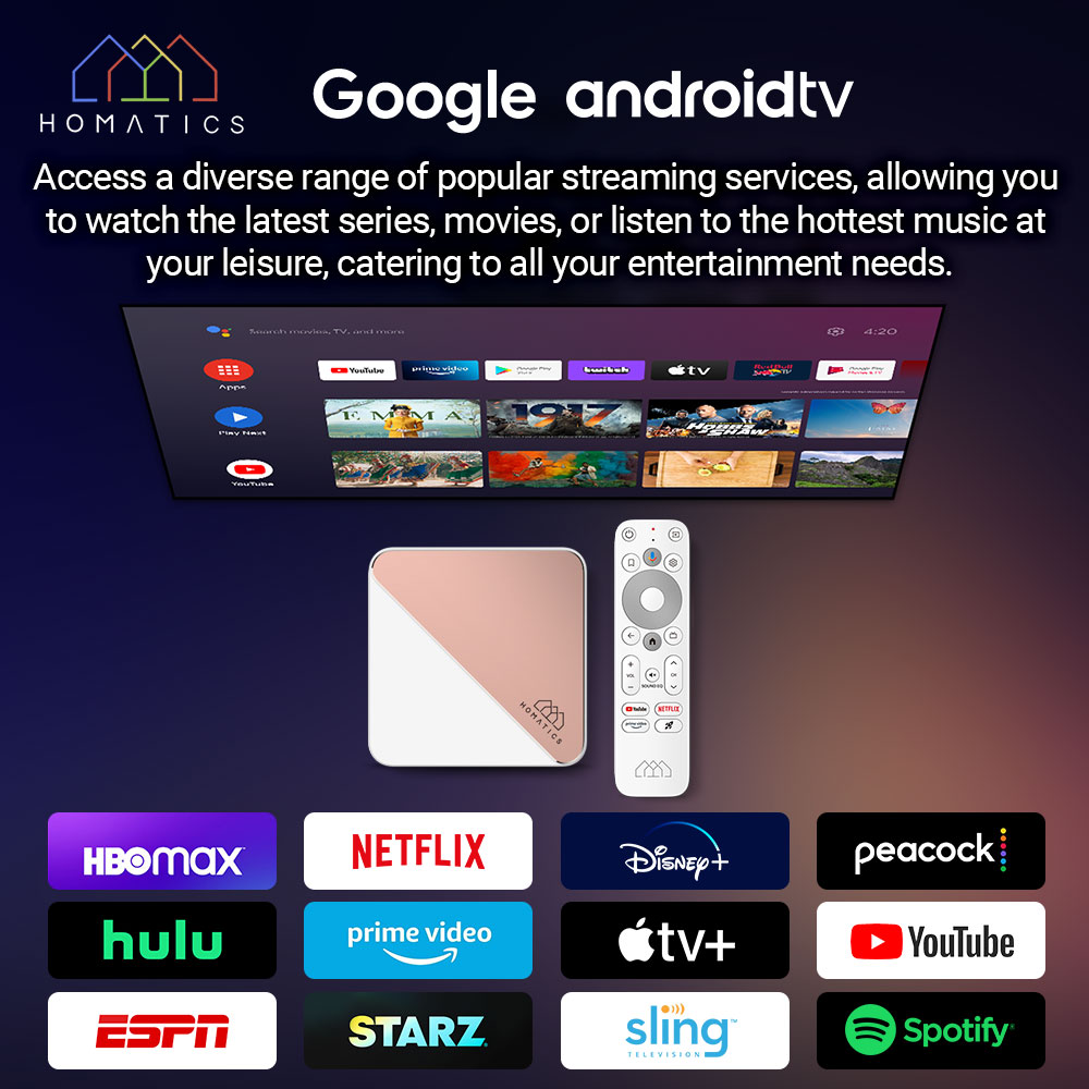 HOMATICS Box R 4K Plus TV Box  - Gaming Console Tv Stand avaliação e preço