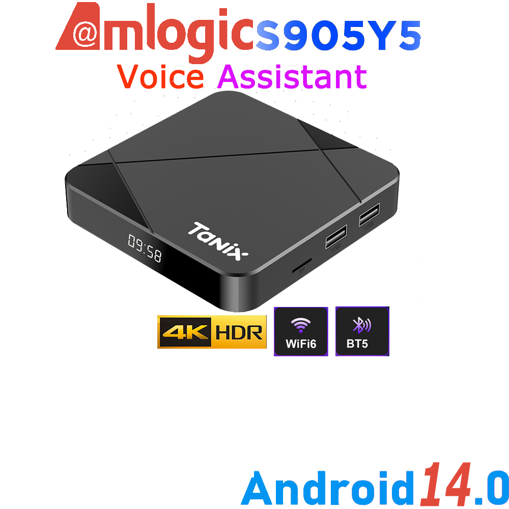 Amlogic S905Y5 Android14.0 4K  - Gaming Console Youtube avaliação e preço