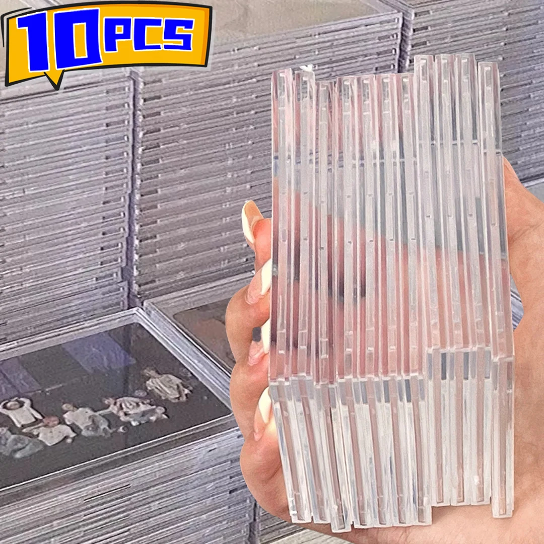 Clear Acrylic Card Holder Snap - Gaming Card Holder avaliação e preço