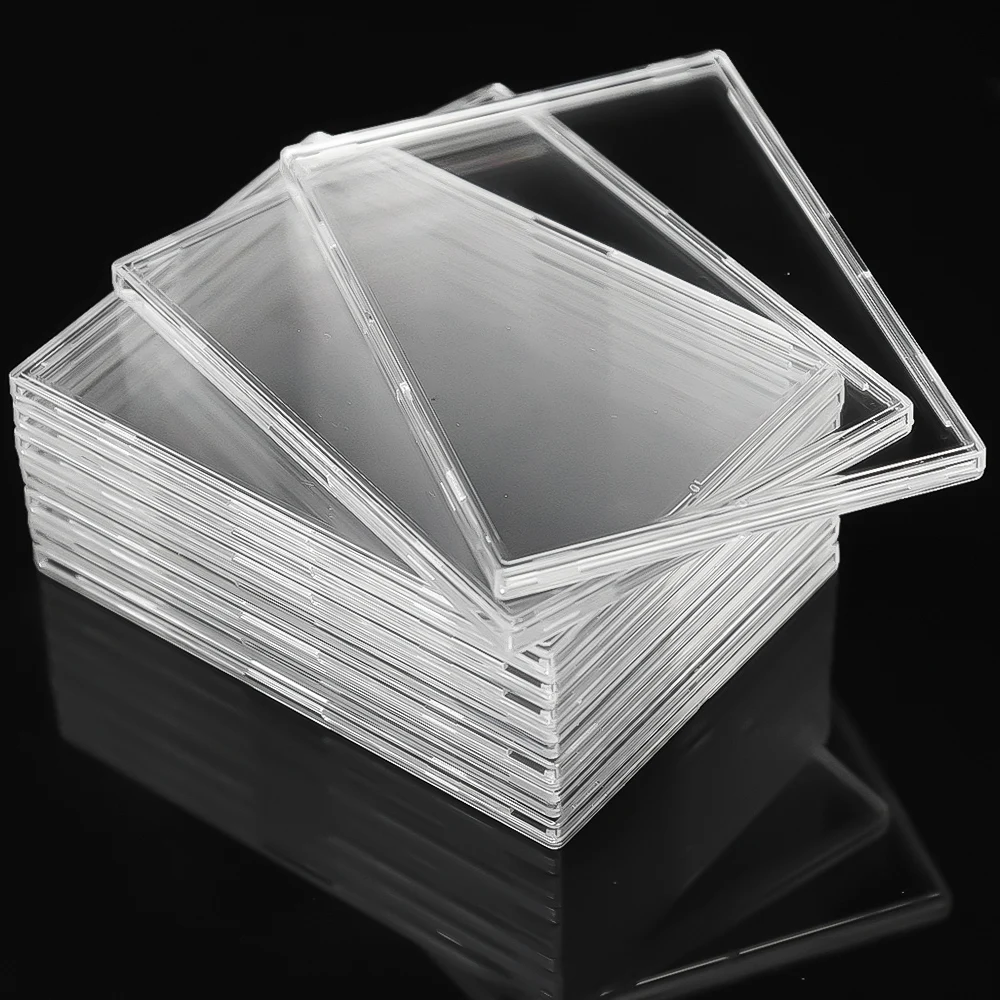 Clear Acrylic Card Holder Snap - Gaming Card Holder avaliação e preço