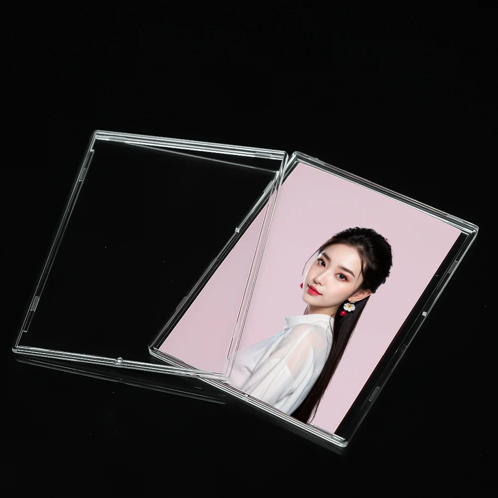 Clear Acrylic Card Holder Snap - Gaming Card Holder avaliação e preço
