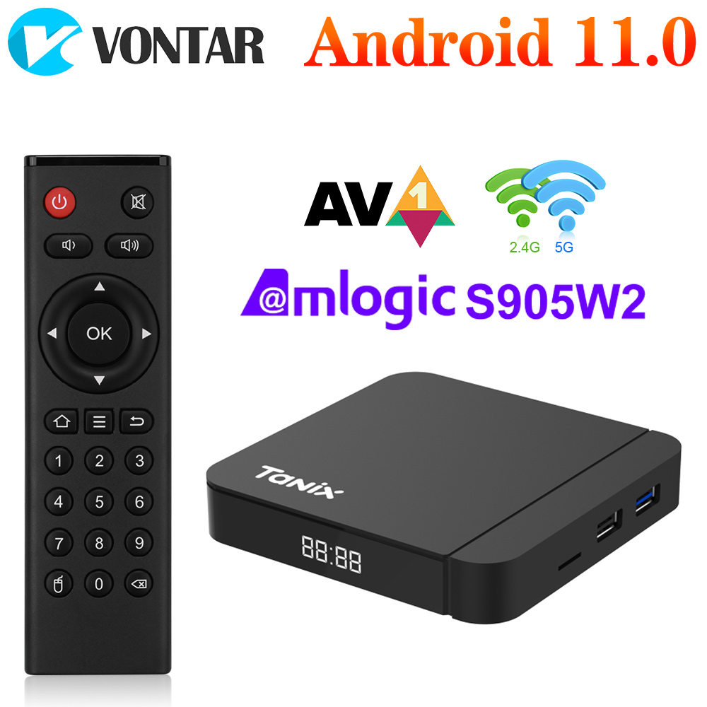 Tanix W2 Smart TV Box Android  - Gaming Console Tv Stand avaliação e preço