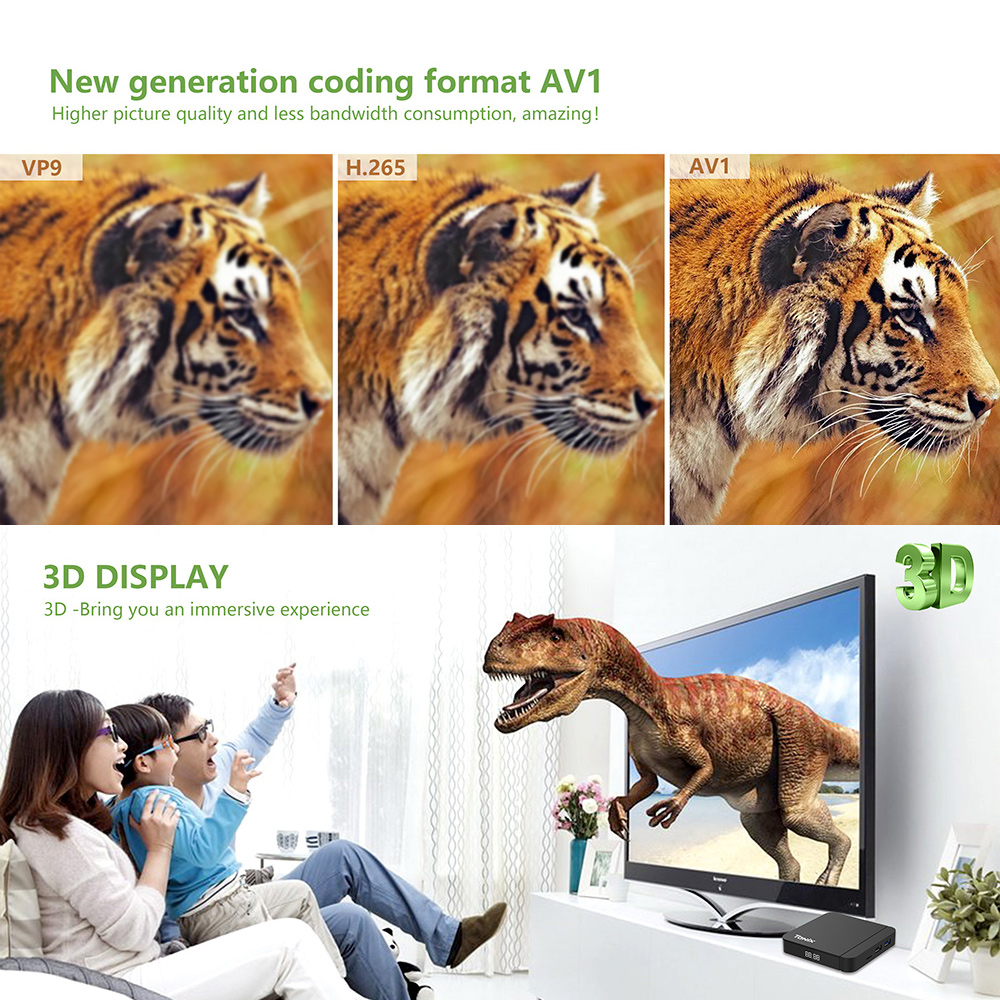 Tanix W2 Smart TV Box Android  - Gaming Console Tv Stand avaliação e preço
