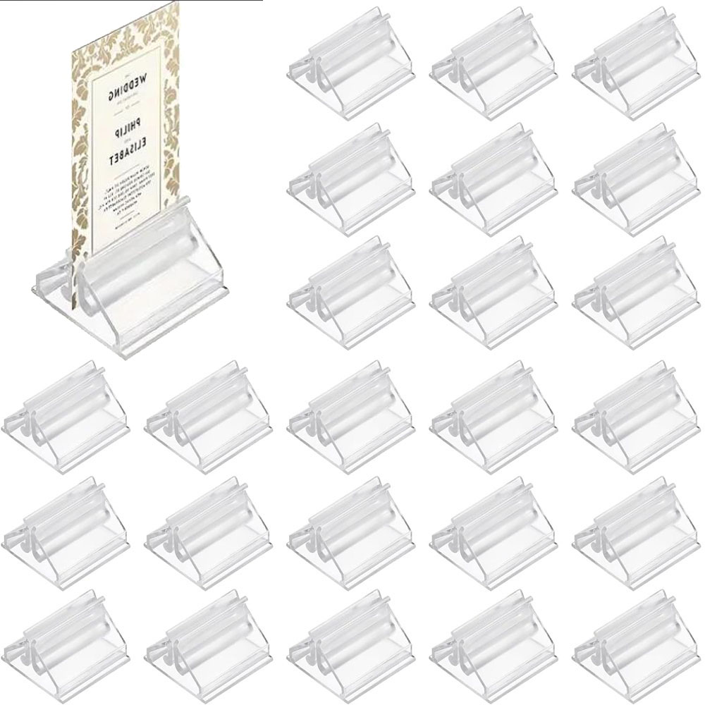 12/24/48Pcs Mini Clear Stands  - Gaming Card Holder avaliação e preço