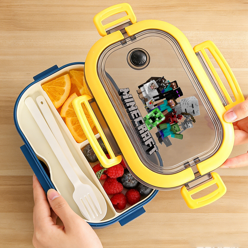 Minecrafted Bento Lunch Box Ga - Gaming Console With Minecraft avaliação e preço