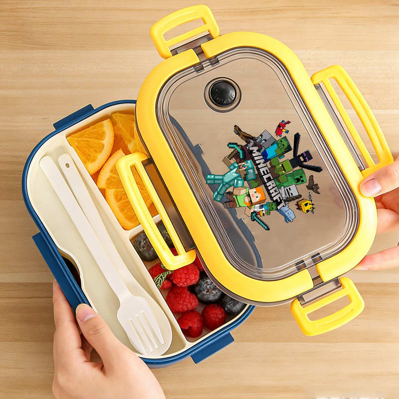 Minecrafted Bento Lunch Box Ga - Gaming Console With Minecraft avaliação e preço