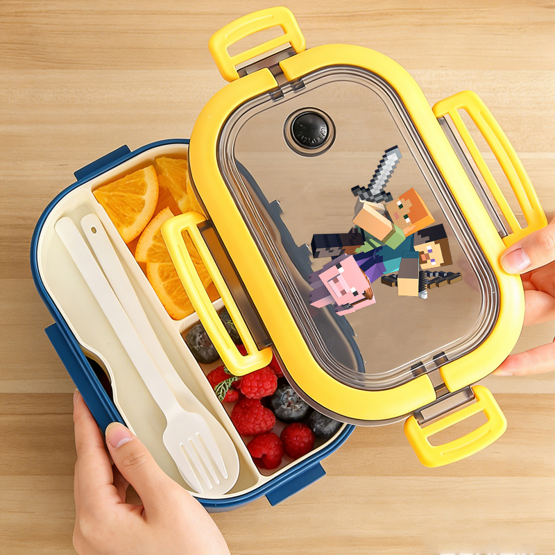 Minecrafted Bento Lunch Box Ga - Gaming Console With Minecraft avaliação e preço