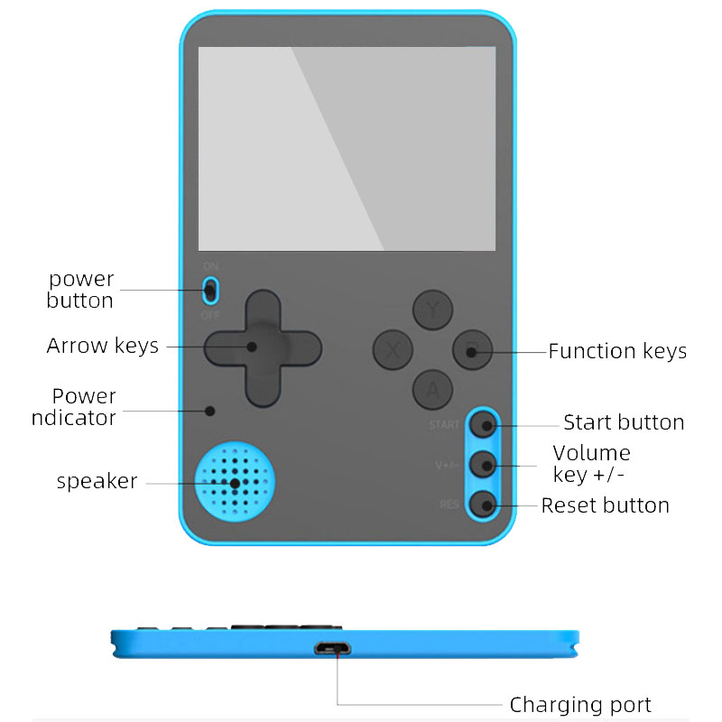 Handheld Game Console K10 fc50 - Gaming Console Under 500 avaliação e preço