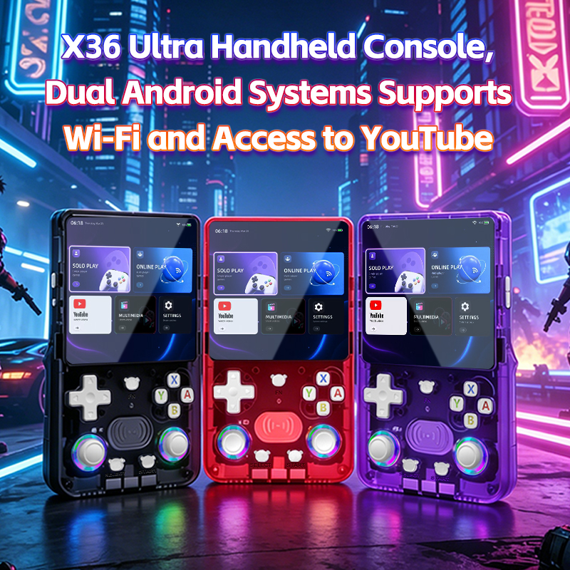 X36Ultra Retro Handheld Consol - Gaming Console Youtube avaliação e preço