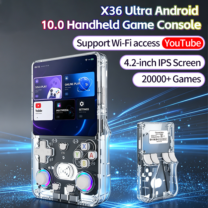 X36Ultra Retro Handheld Consol - Gaming Console Youtube avaliação e preço