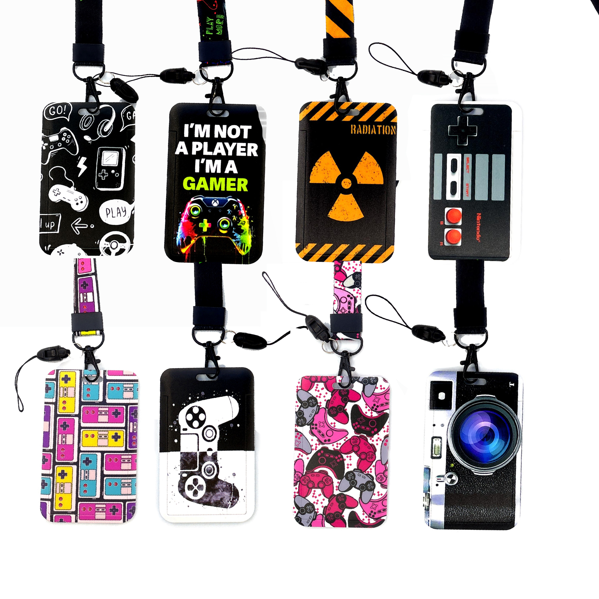 Gamer Card Holder Neck Strap L - Gaming Card Holder avaliação e preço