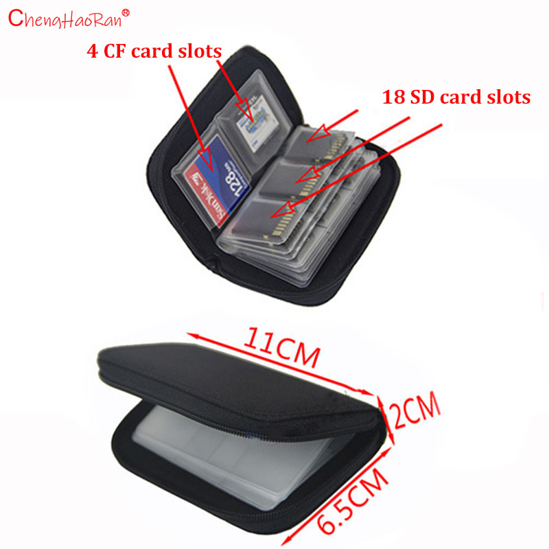 1PC 22-Slot Memory Card Storag - Gaming Card Holder avaliação e preço